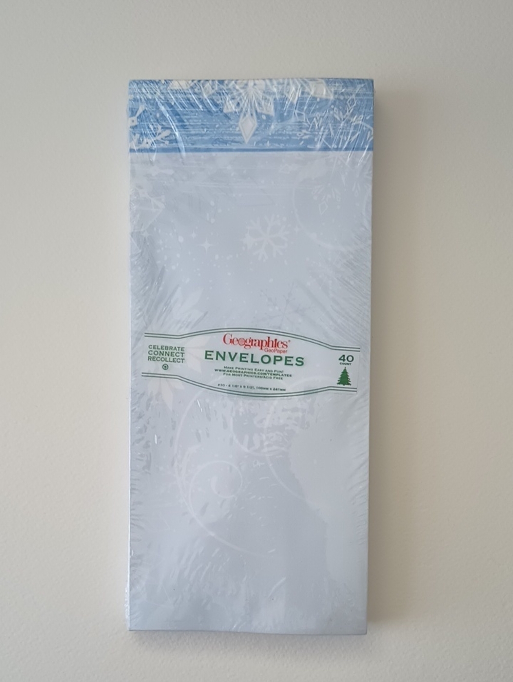 2/$15 Winter Wonderland Envelopes 40 Ct Geographics 071064488165 #48816
